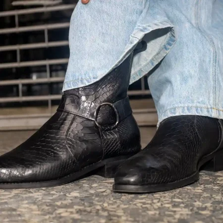 Dedemann Black Harness Boot