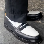 Mode Infinity Two-Toned Penny Loafers